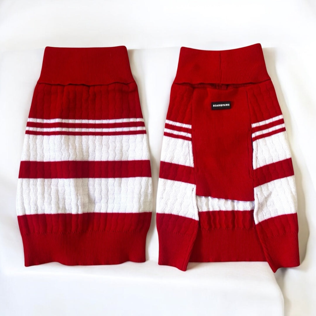 Winter Woofies Sweater - Red