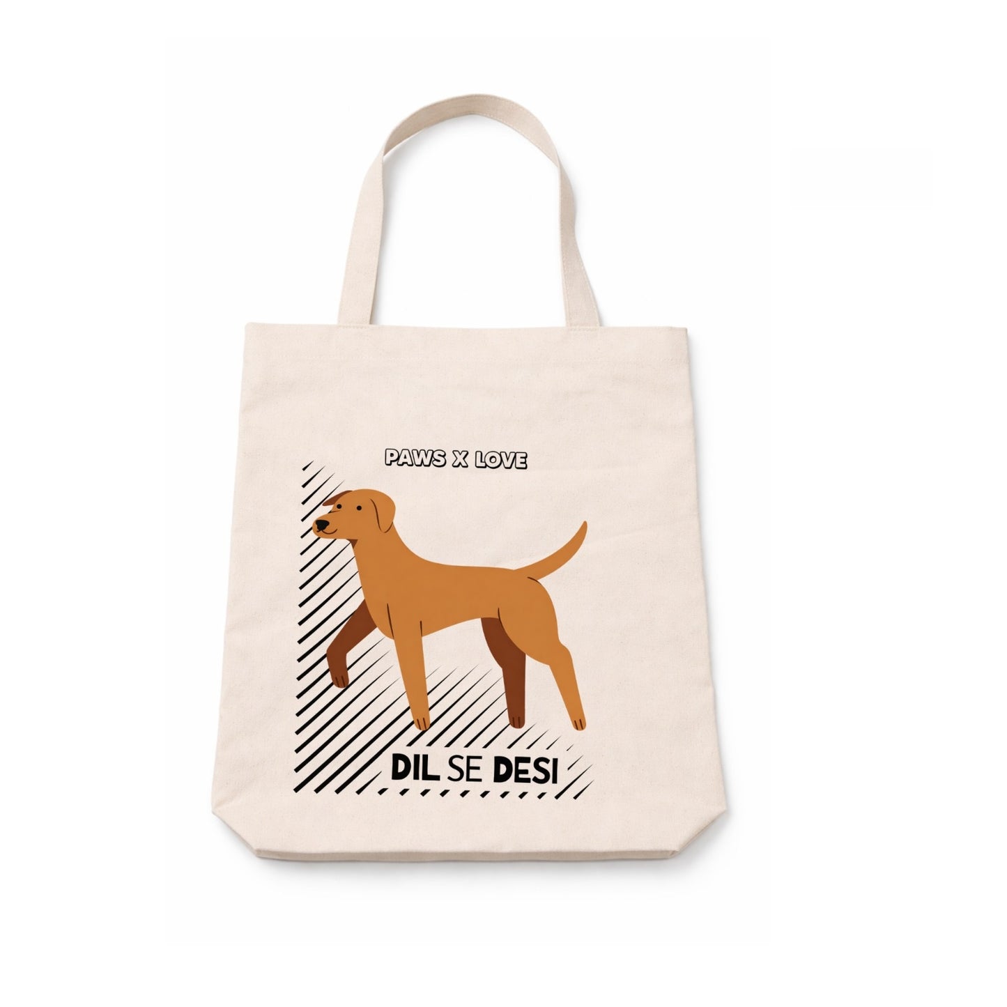 Paws X Love Dil Se Desi Tote