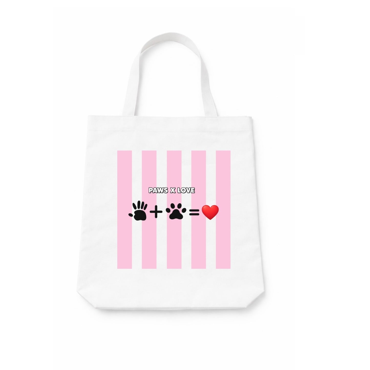 Paws X Love Aesthetic Canvas Tote